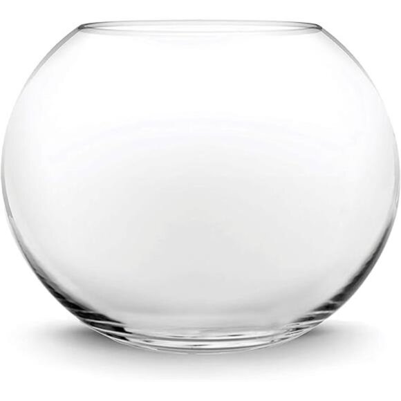 CYS EXCEL Glass Bubble Bowl (H-6" W-8", Approx. 3/4 Gal.) | Multiple Size - Picture 7 of 7
